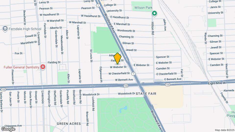 242 W Webster St Map and Location Details