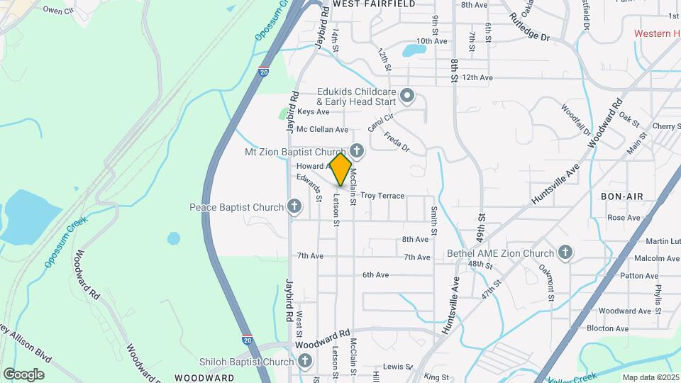 5033 Letson St Map and Location Details