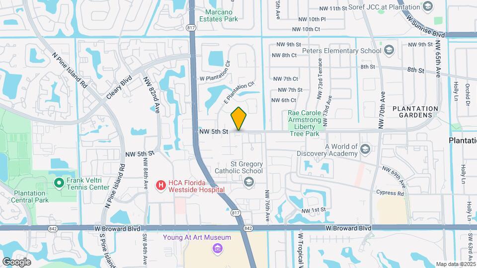 7738 NW 5th St Map and Location Details