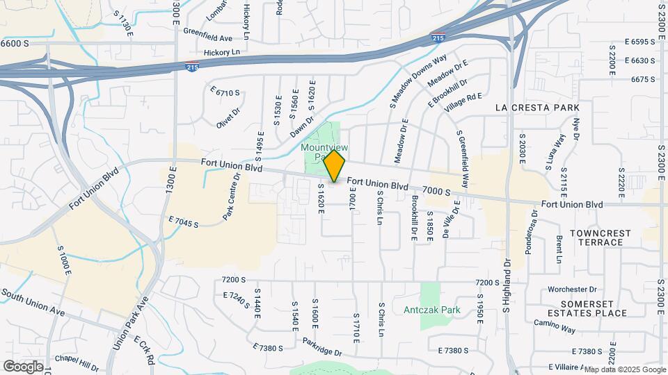 1721 East Fort Union Blvd Map and Location Details