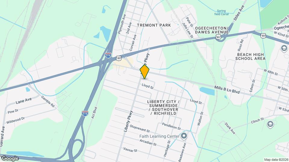 1829 Fitzgerald St Map and Location Details