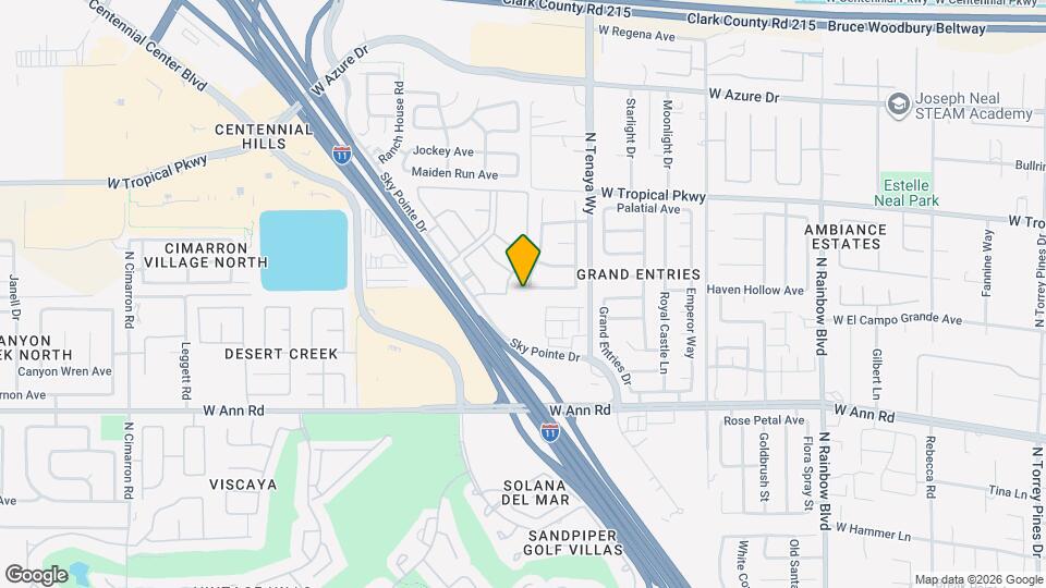 7285 Golden Star Ave Map and Location Details