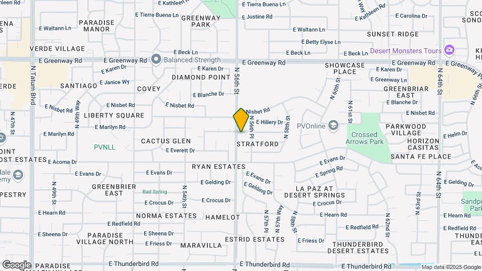 5611 E Marilyn Rd Mapa y Detalles de la Ubicación