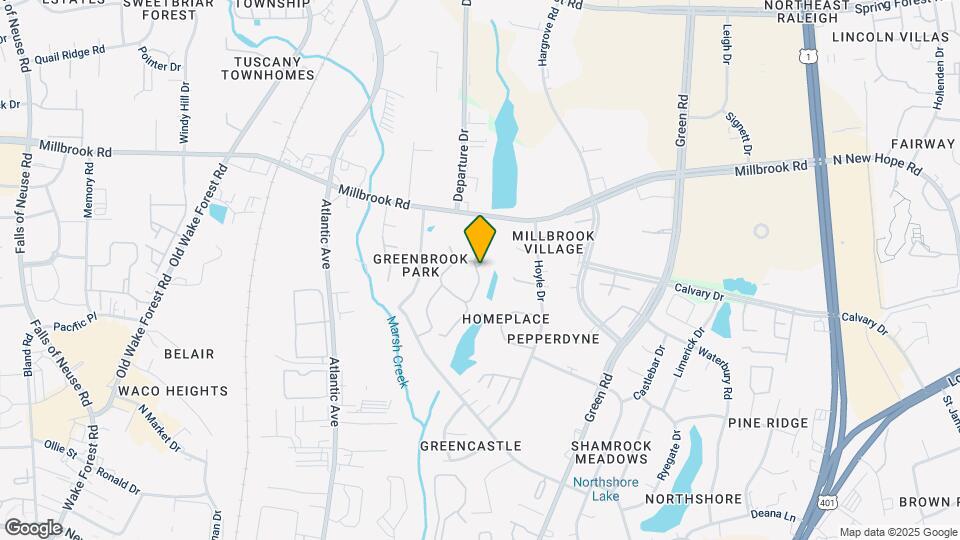 4717 Walden Pond Dr, Unit A Map and Location Details