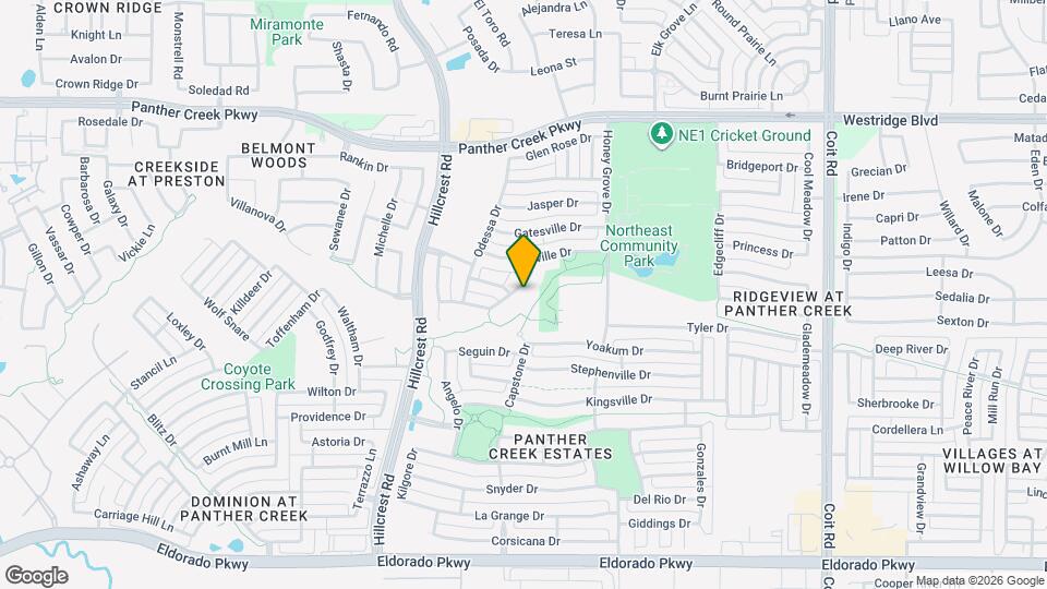 12822 Gardendale Dr Map and Location Details