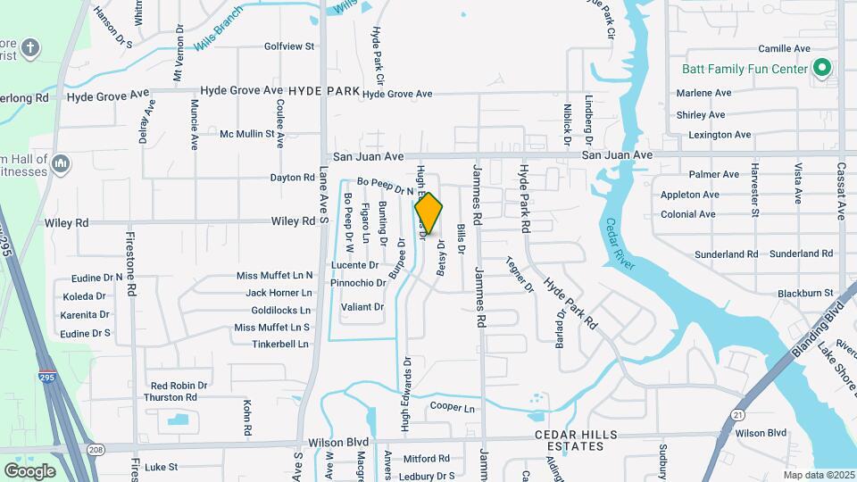 2133 Hugh Edwards Dr Map and Location Details