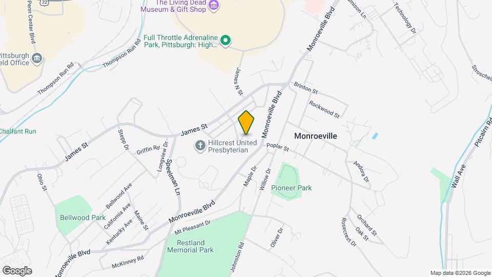 224 Highland Ave Map and Location Details