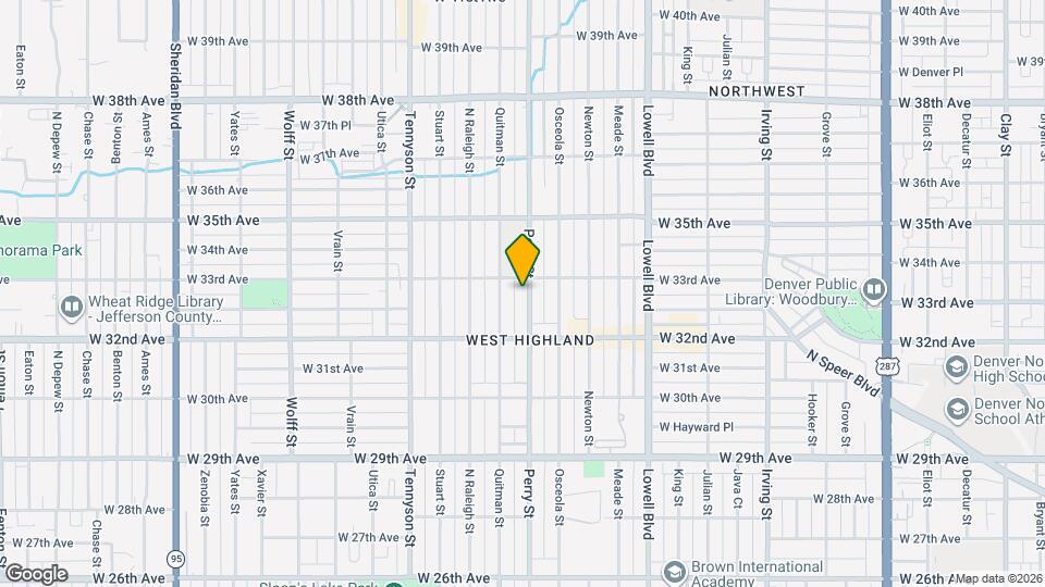 3275 Perry St Mapa y Detalles de la Ubicación