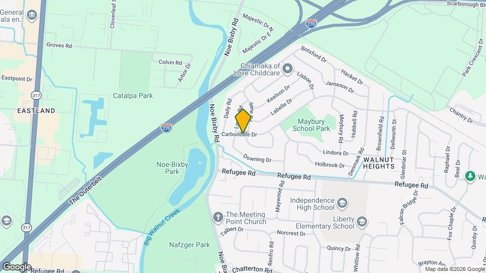 4849 Carbondale Dr Mapa y Detalles de la Ubicación
