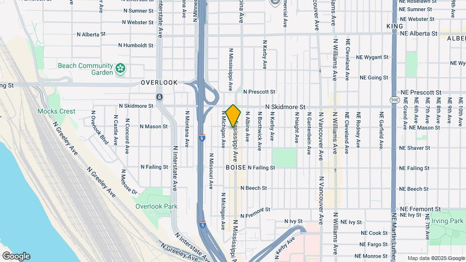 4065 N Mississippi Ave Map and Location Details