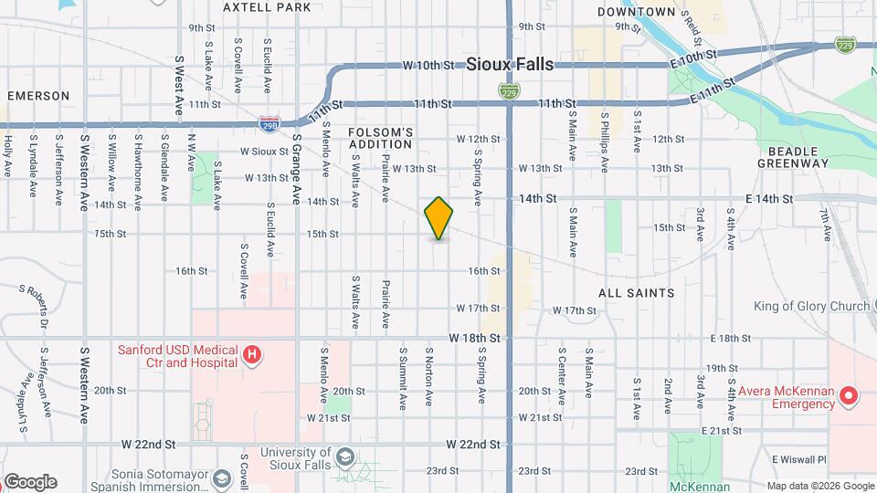 713 S Duluth Ave Map and Location Details