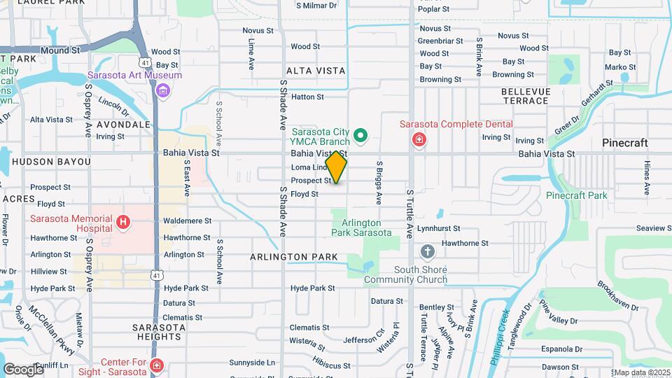 2561 Floyd St Map and Location Details