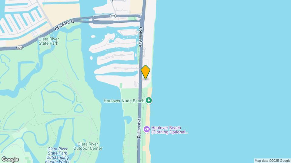 15701 Collins Ave Map and Location Details