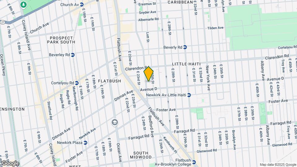 2553 Bedford Ave Mapa y Detalles de la Ubicación