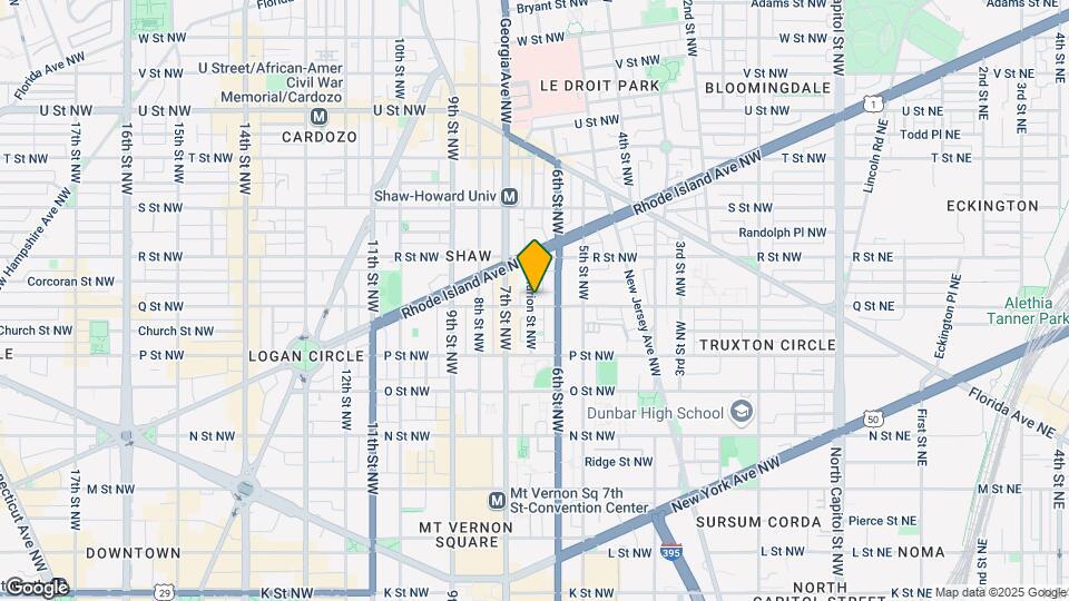 619 Q St NW Map and Location Details