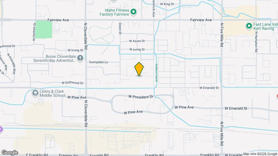 967 N Nichole Ave Map and Location Details