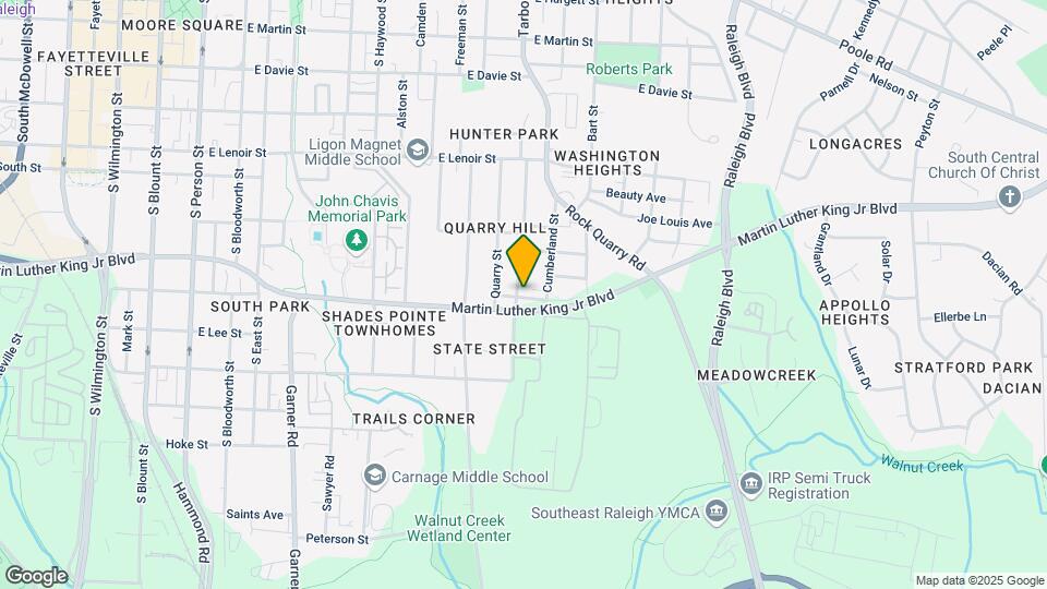 833 Coleman St Map and Location Details