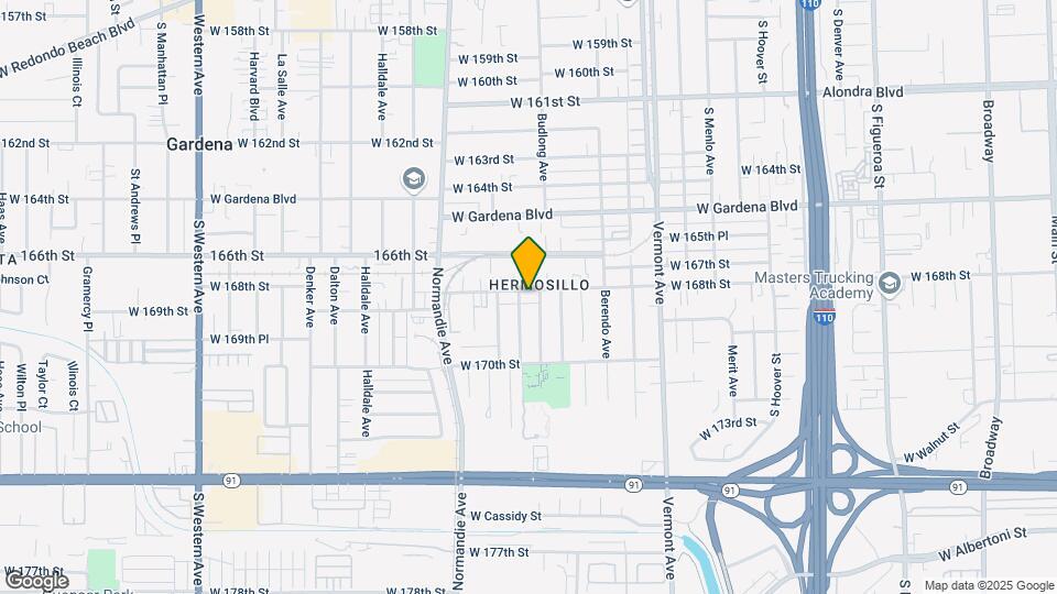 1236 W 168th St Mapa y Detalles de la Ubicación
