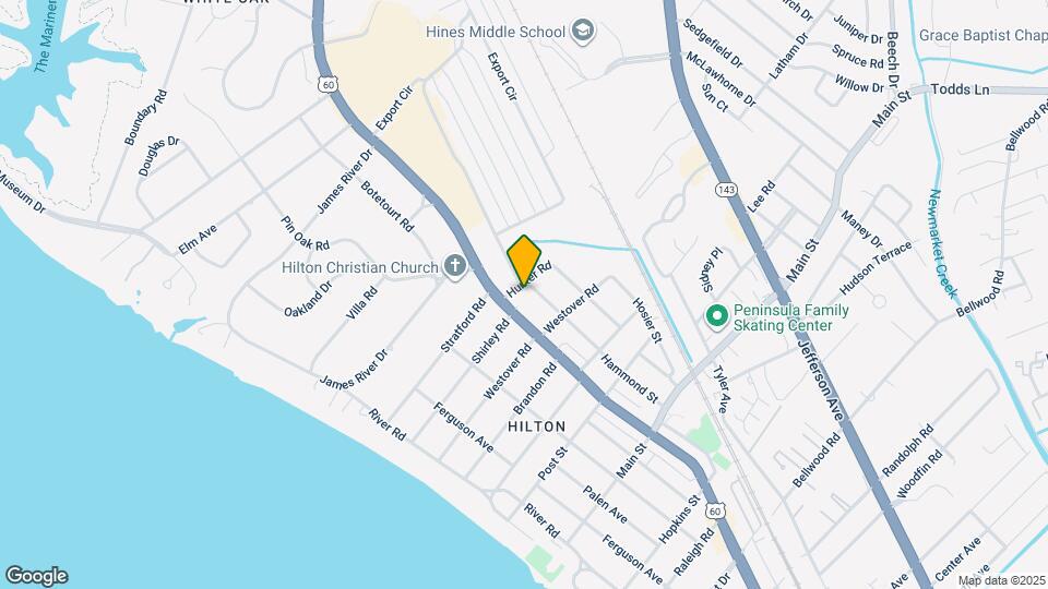 609 Hammond St Map and Location Details