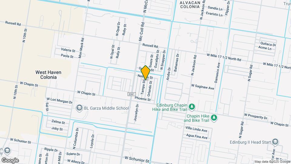 1624 Tampa St, Unit 3 Map and Location Details