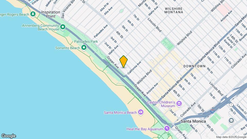 1033 Ocean Ave Map and Location Details