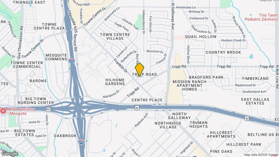 2312 Red River St Map and Location Details