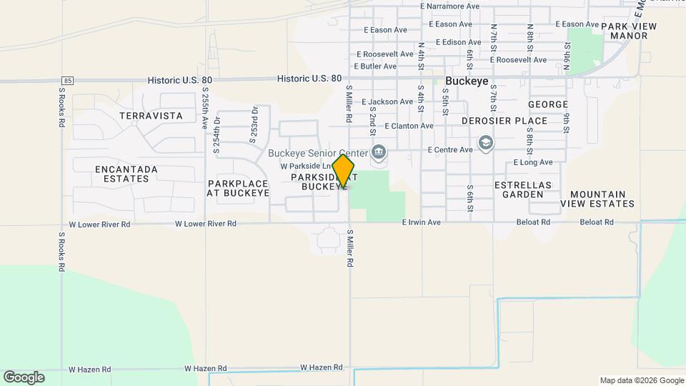 9027 S Parkside Ln E Map and Location Details