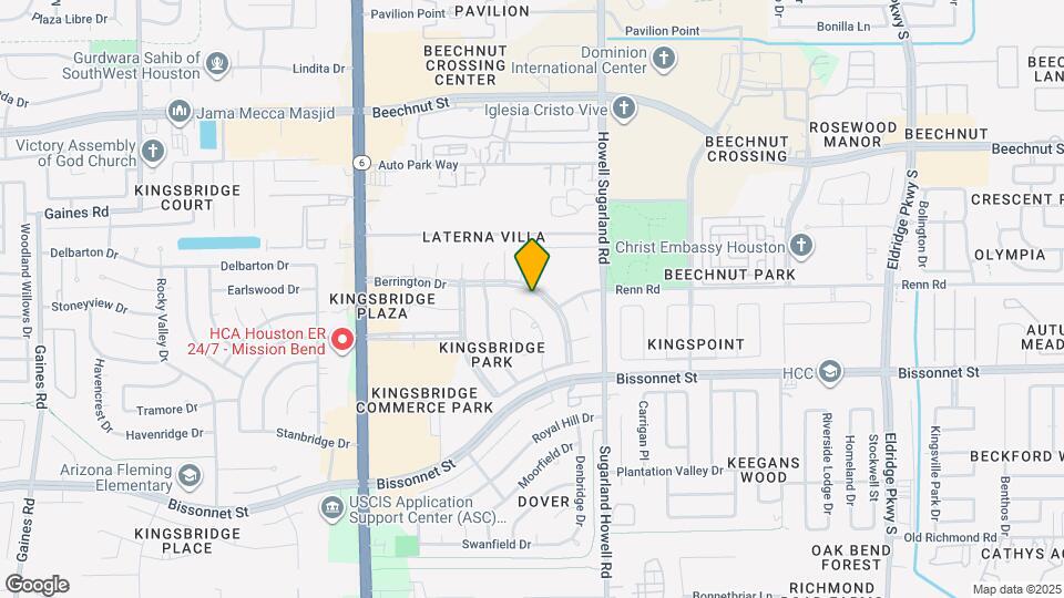 14219 Berrington Dr Map and Location Details