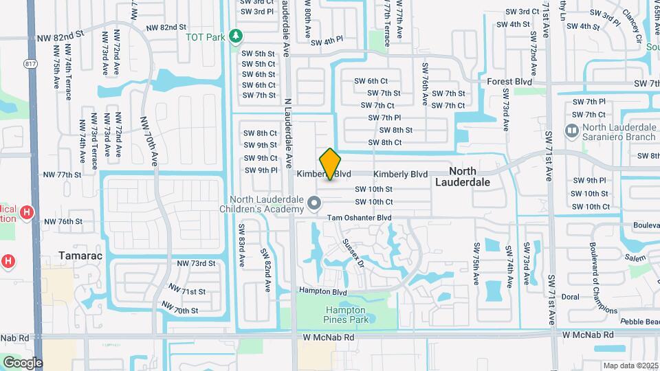 7941 SW 10th St-Unit -B Map and Location Details