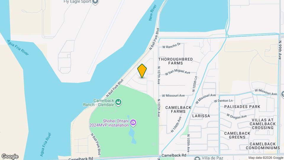 10817 W San Juan Ave Map and Location Details