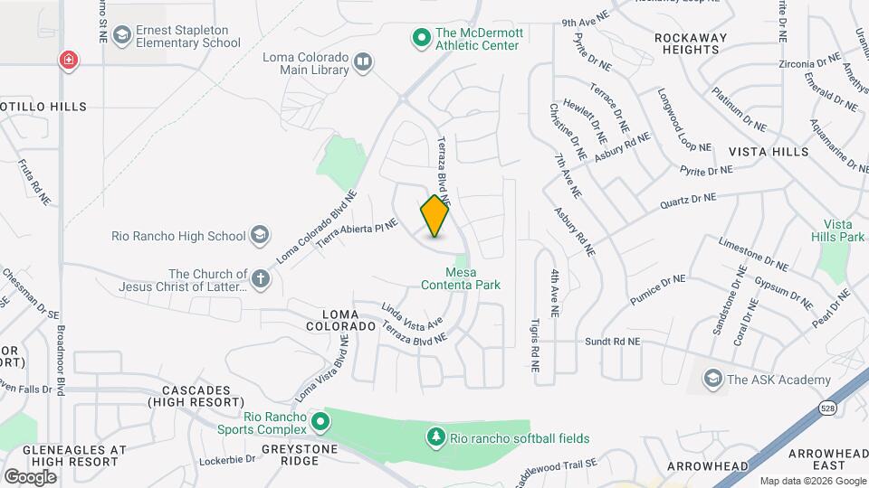 224 Valle Alto Dr NE Map and Location Details