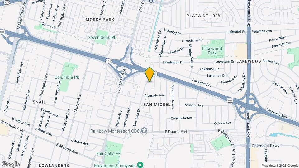 874 San Juan Dr Map and Location Details