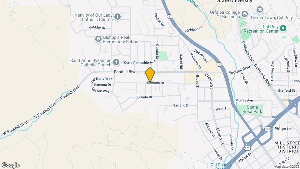31 S Tassajara Dr Map and Location Details