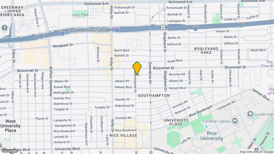 2349 Wroxton Rd, Unit Apt. 2 Map and Location Details