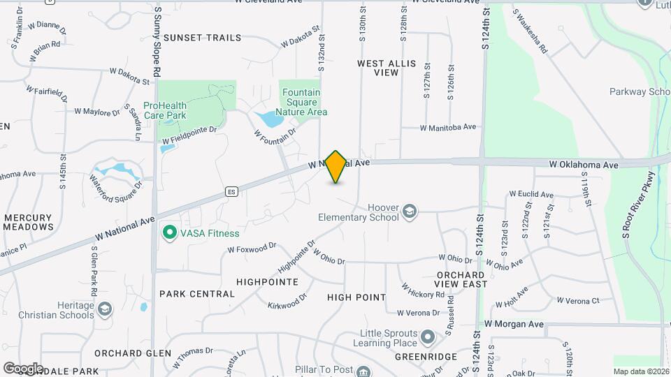 3209 S Ridge Crest Ct Map and Location Details
