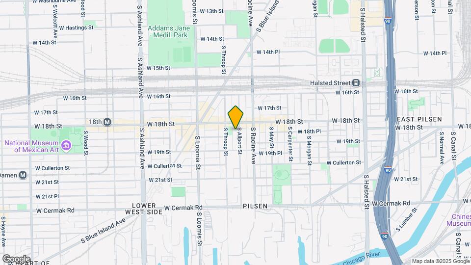 1820 S Allport St Map and Location Details