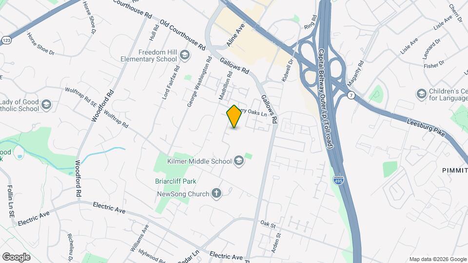 2050 Meadow Springs Dr Map and Location Details