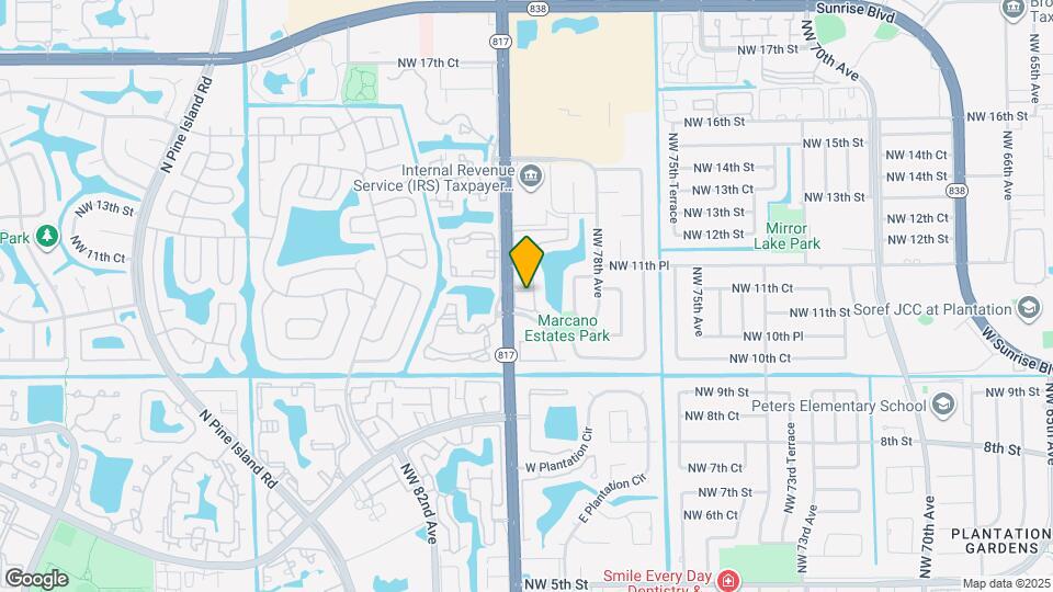 7920 NW 11th Ct Map and Location Details