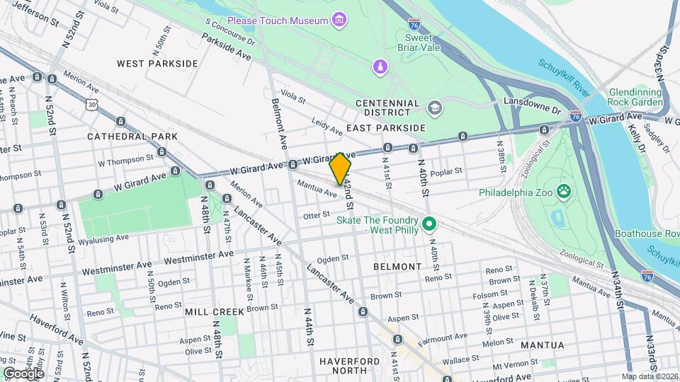 4217 Mantua Ave Map and Location Details