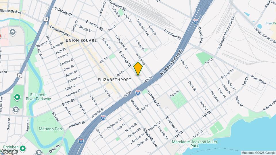 426 E Jersey St, Unit 2nd floor Map and Location Details