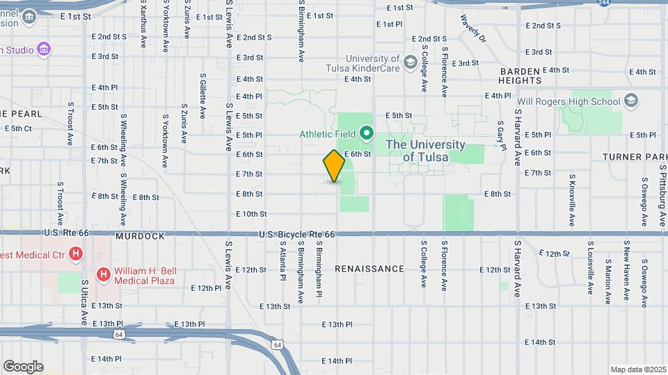 2641 E 8th St Map and Location Details