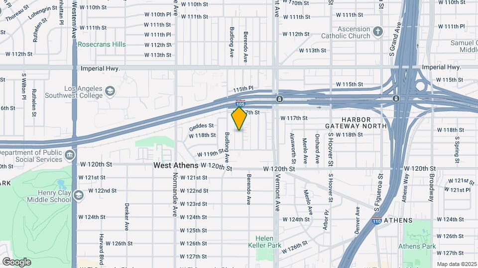 11809 Berendo Ave Map and Location Details