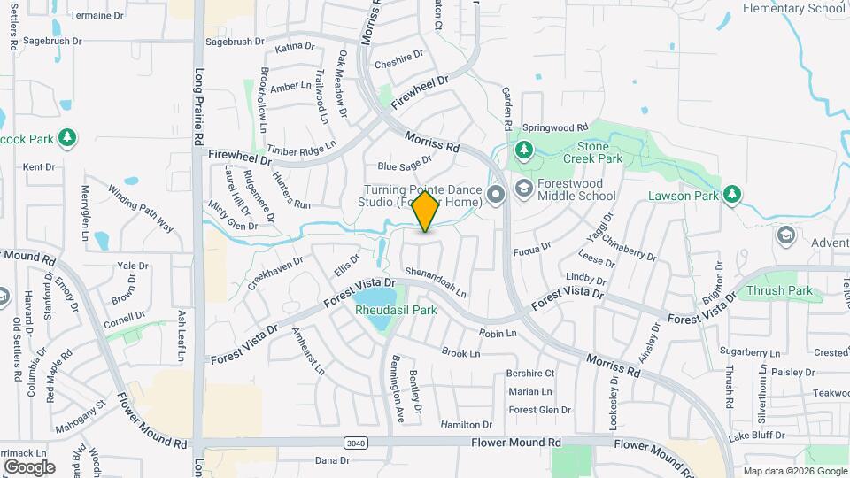 2024 Brookville Ln Map and Location Details