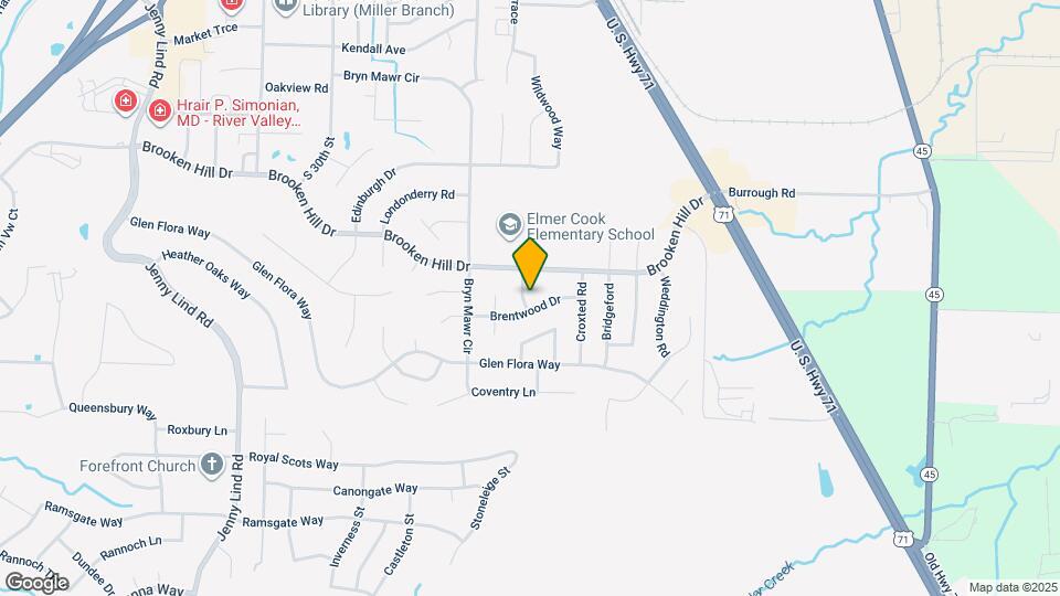 9515 Kingswalk St Map and Location Details