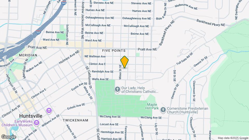 1307 Randolph Ave SE Map and Location Details