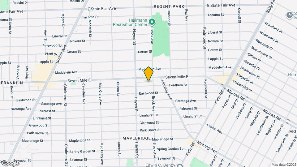 15279 Fordham St Map and Location Details
