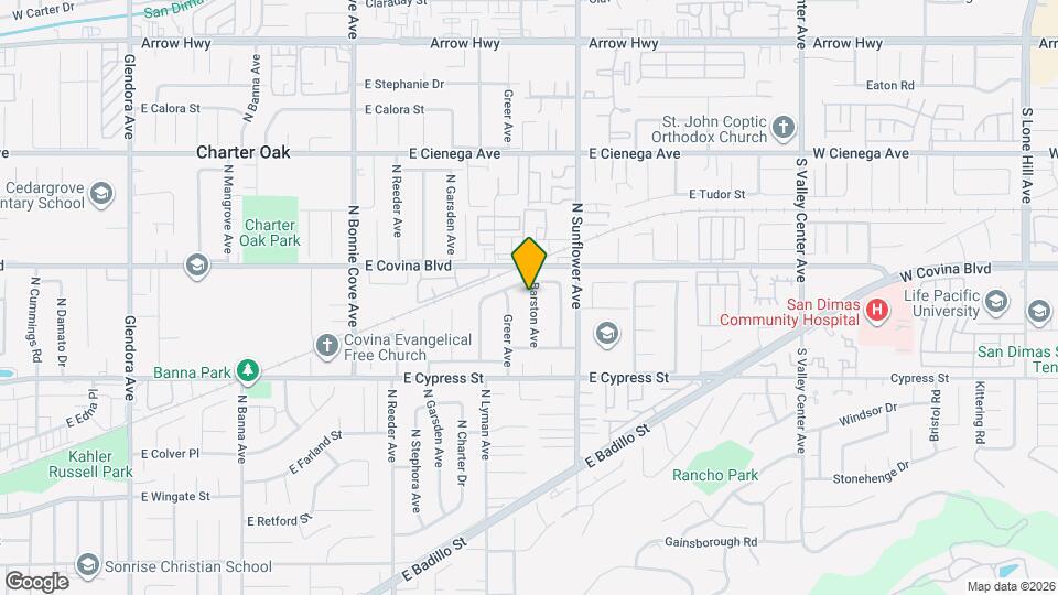 1039 Barston Ave Map and Location Details