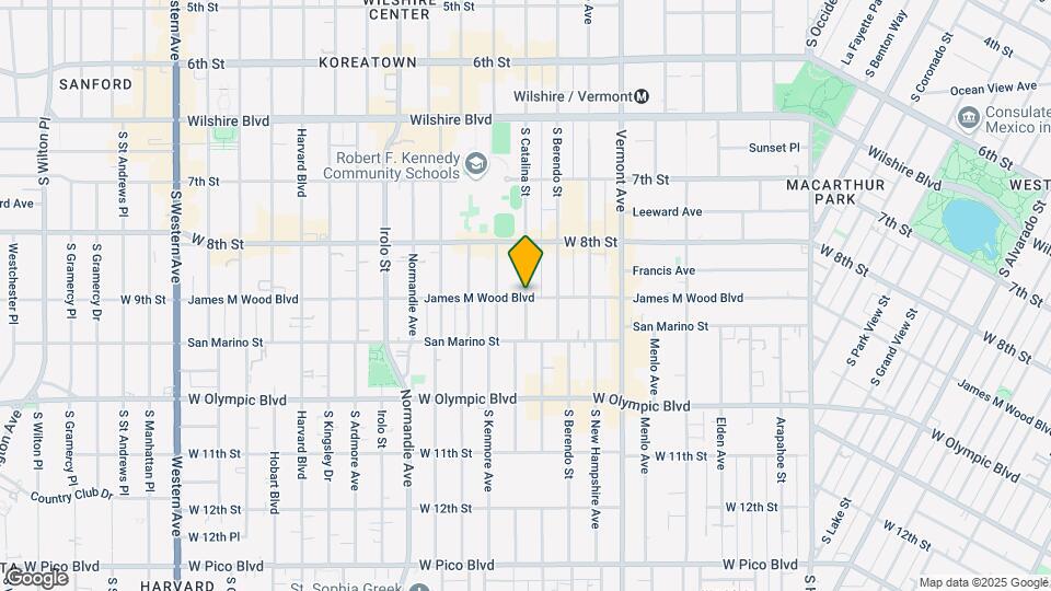 840 S Catalina St Map and Location Details