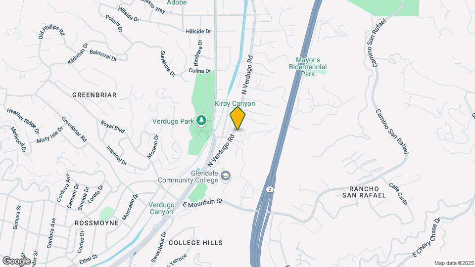 1570 Verdugo Rd Map and Location Details