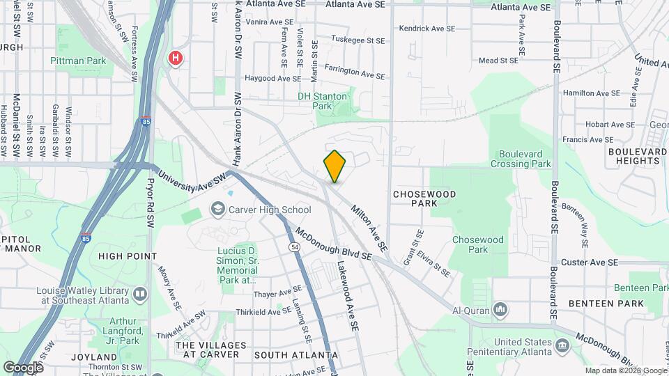 1237 Milton Terrace SE Map and Location Details